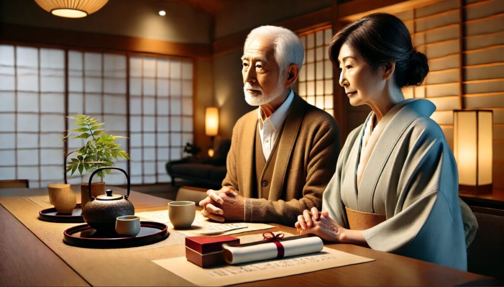 高齢でお歳暮をやめる・例文を活用する場合 お中元 お歳暮 廃止の挨拶 例文 親戚