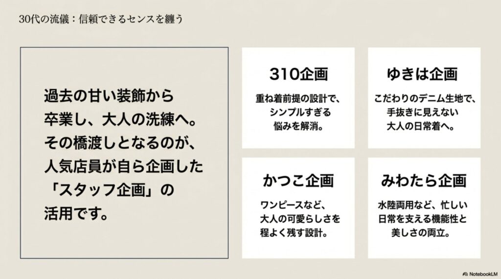 310企画、かつこ企画、ゆきは企画、みわたら企画のそれぞれの特徴と解決できる悩みのまとめ